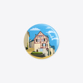 Vintage Baden – Halde – Magnet rund – Kunststoff – Reana.Design